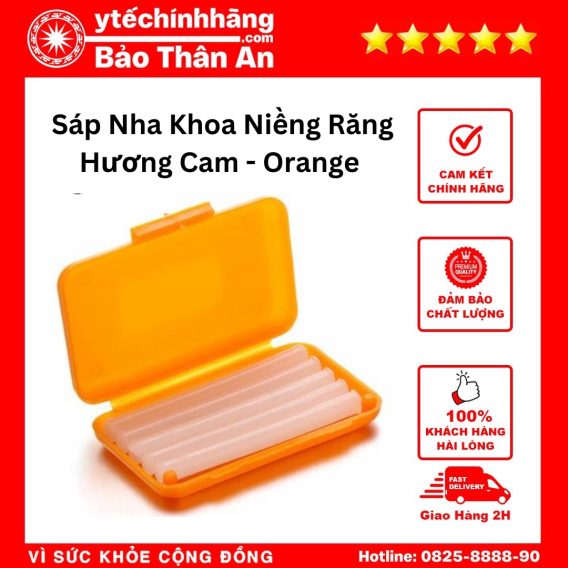 Sáp Nha Khoa Vị Trái Cây 58 Sáp Nha Khoa Niềng Răng - Hương Cam - Orange