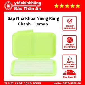 Sáp Nha Khoa Vị Trái Cây 42 Sap Nha Khoa Nieng Rang Huong Chanh Lemon