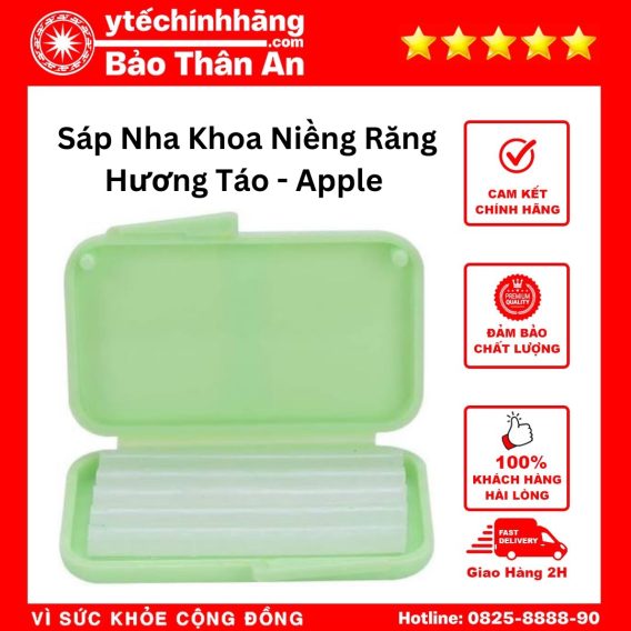 Sáp Nha Khoa Vị Trái Cây 66 Sáp Nha Khoa Niềng Răng - Hương Táo - Apple