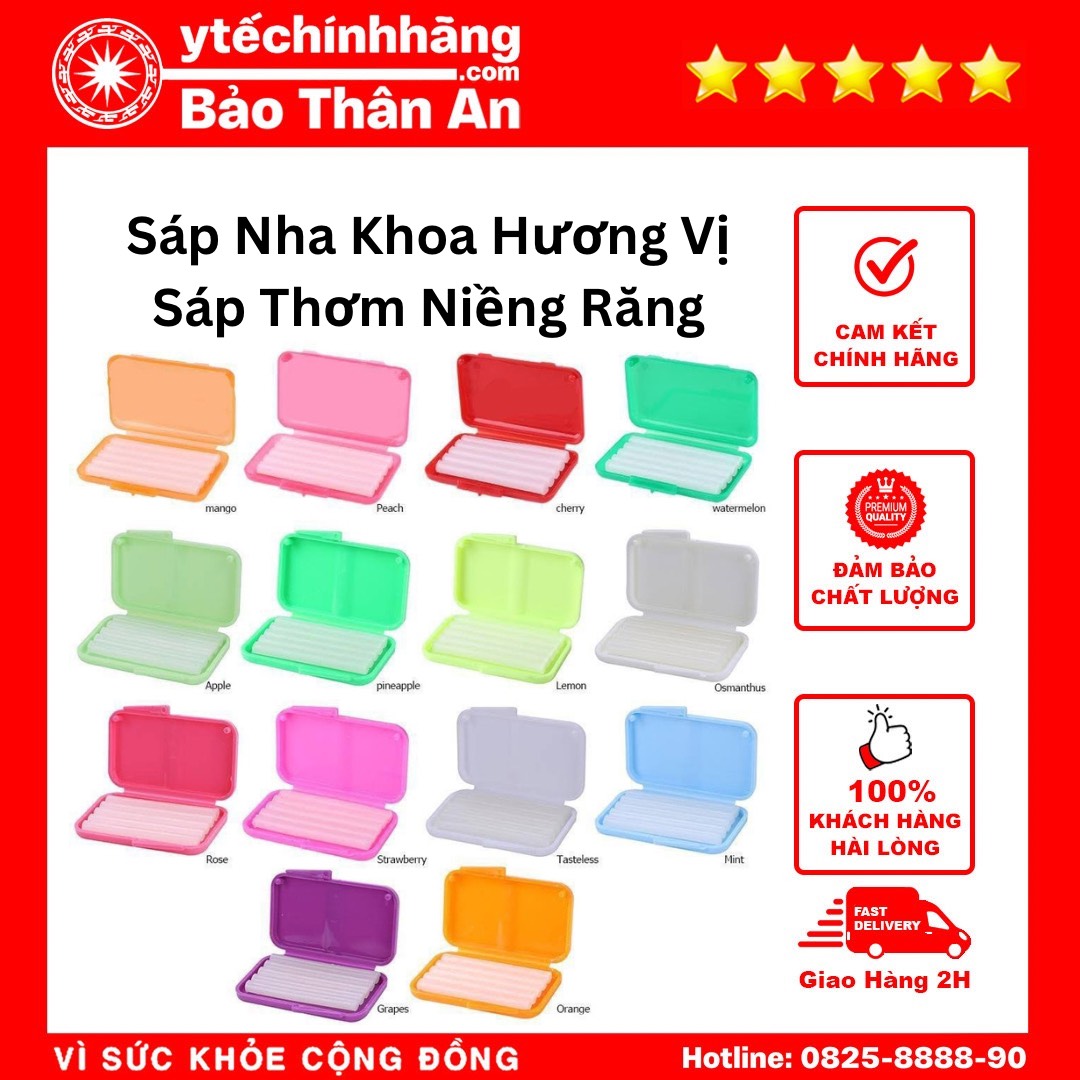 sáp nha khoa vị trái cây sap nha khoa vi trai cay