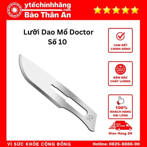 Lưỡi Dao Mổ Doctor Số 10 12 Lưỡi Dao Mổ Doctor Số 10