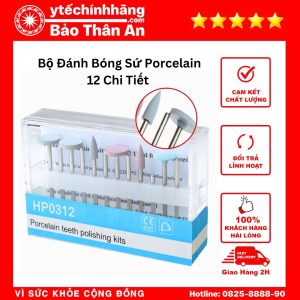 Bộ Đánh Bóng Sứ Porcelain 12 Chi Tiết