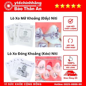 Lò Xo Mở Khoảng Niti Và Lò Xo Đóng Khoảng Niti