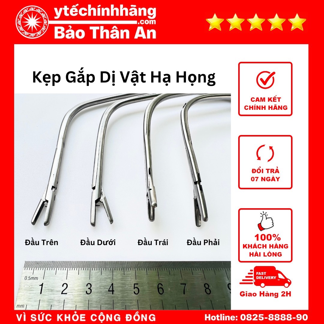Bộ Kẹp Gắp Dị Vật Hạ Họng 1 Bo Kep Gap Di Vat Ha Hong 1