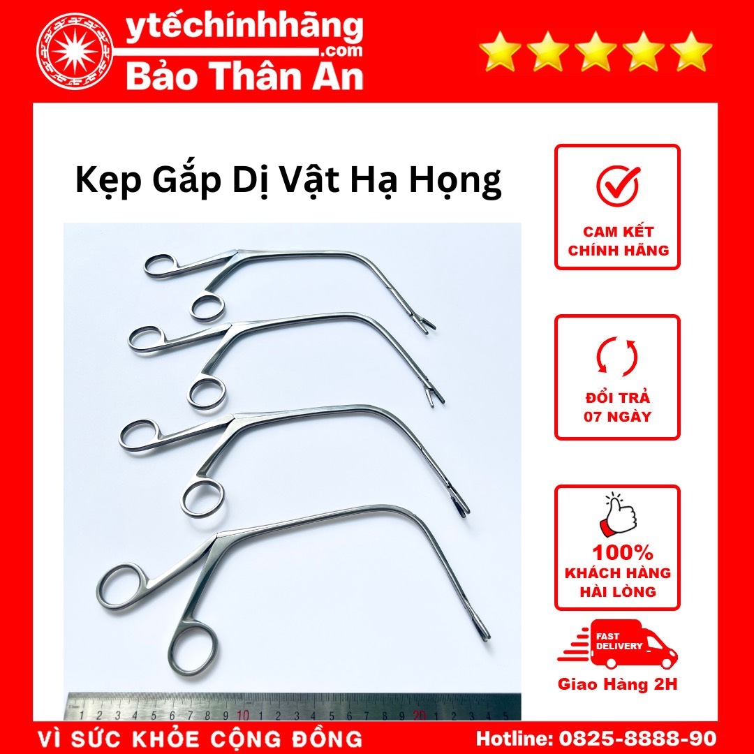 Bộ Kẹp Gắp Dị Vật Hạ Họng 2 Bo Kep Gap Di Vat Ha Hong 2