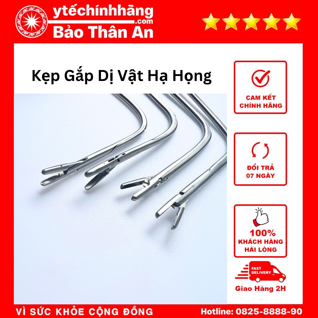 Bộ Kẹp Gắp Dị Vật Hạ Họng 4 Bo Kep Gap Di Vat Ha Hong 4