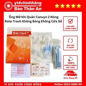 Ống Mở Khí Quản Canuyn 2 Nòng Rota-Trach Không Bóng Không Cửa Sổ 17 Ong Mo Khi Quan Canuyn 2 Nong Rota Trach Khong Bong Khong Cua So 3