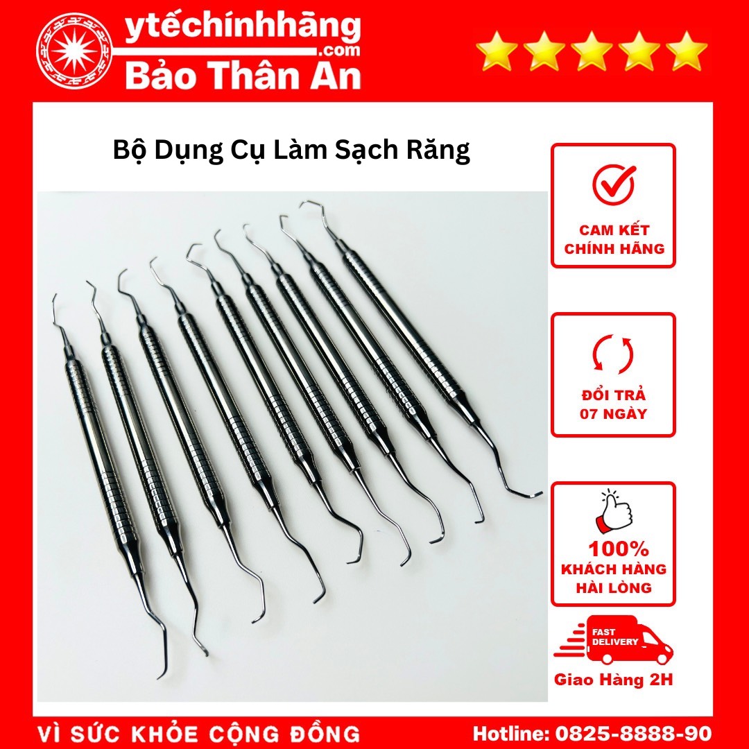 Bộ Dụng Cụ Làm Sạch Răng 9 Chi Tiết 2 Bo Dung Cu Lam Sach Rang 9 Chi Tiet 2