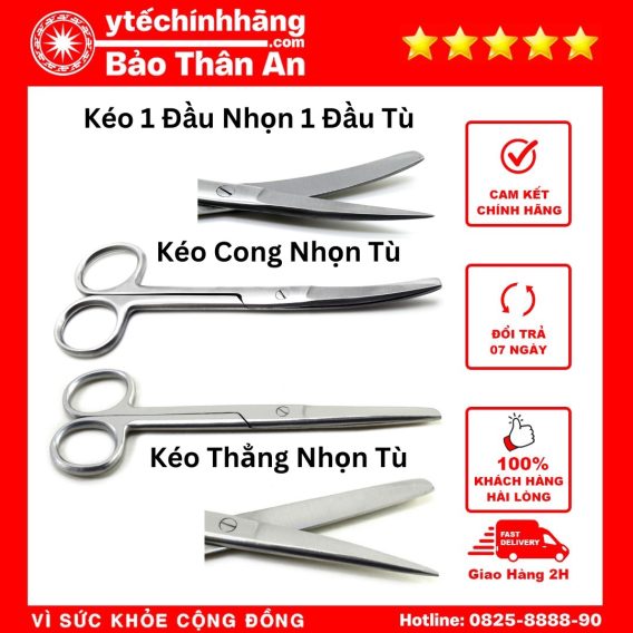 Loại này thì có 2 kiểu đầu là thẳng tù và cong tù.