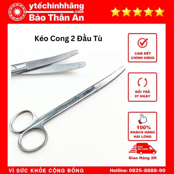 Kéo Cong 2 Đầu Tù