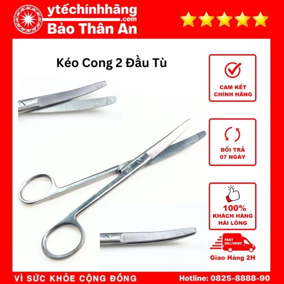 Kéo Cong 2 Đầu Tù