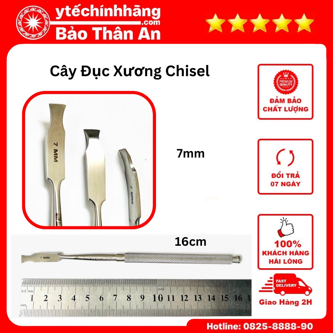 Cây Đục Xương Chisel 16cm 7mm Cay Duc Xuong Chisel 16cm 7mm