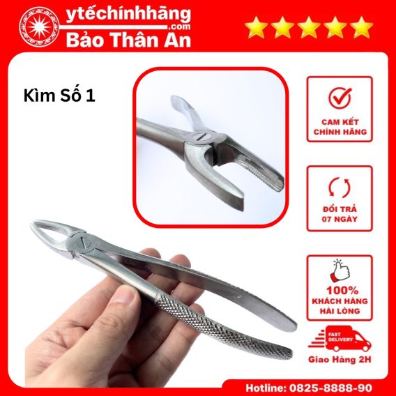 Kìm Nhổ Răng Người Lớn Lẻ Các Số