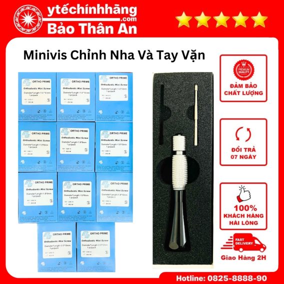 Minivis Chỉnh Nha Và Tay Vặn Minivis 15 Minivis Chinh Nha va Tay Van Minivis