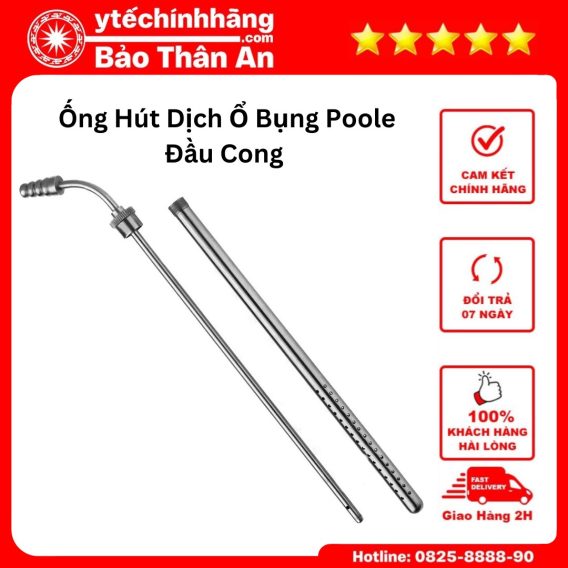 Ống Hút Dịch Ổ Bụng Poole 19 Ong Hut Dich O Bung Poole Cong