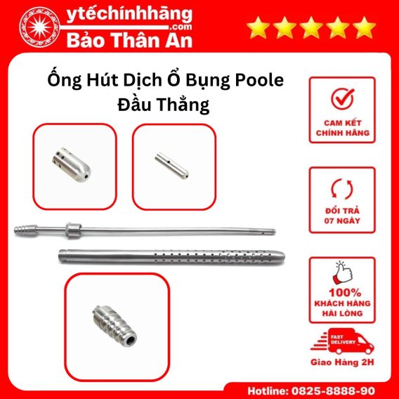 Ống Hút Dịch Ổ Bụng Poole 18 Ong Hut Dich O Bung Poole Thang 1