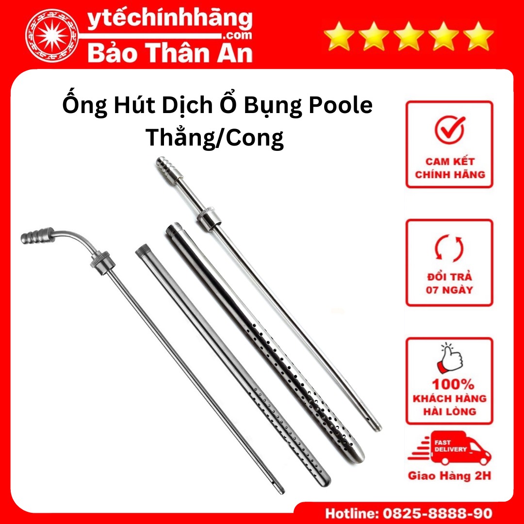 Ống Hút Dịch Ổ Bụng Poole Ong Hut Dich O Bung Poole