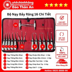 Nạy Bảy Răng 16 Chi Tiết
