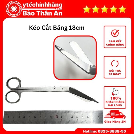 Kéo Cắt Băng 24 Keo Cat Bang 18cm 1