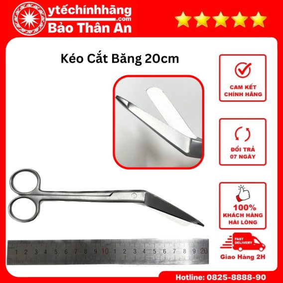 Kéo Cắt Băng 25 Keo Cat Bang 20cm 1