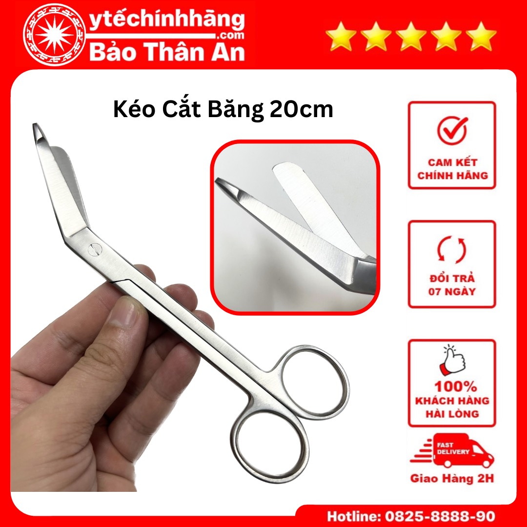 Kéo Cắt Băng 20cm Keo Cat Bang 20cm