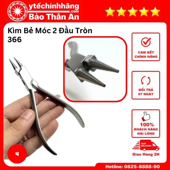 Kìm Bẻ Móc Chỉnh Nha Đa Năng 35 Kim Be Moc 2 Dau Tron 366