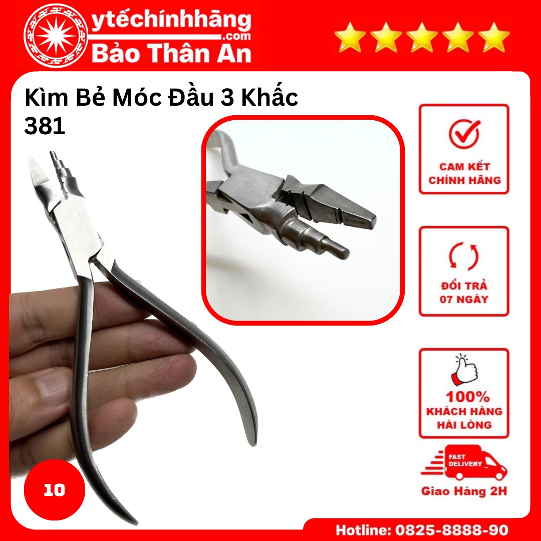 Kìm Bẻ Móc Đầu 3 Khấc Kim Be Moc Dau 3 Khac