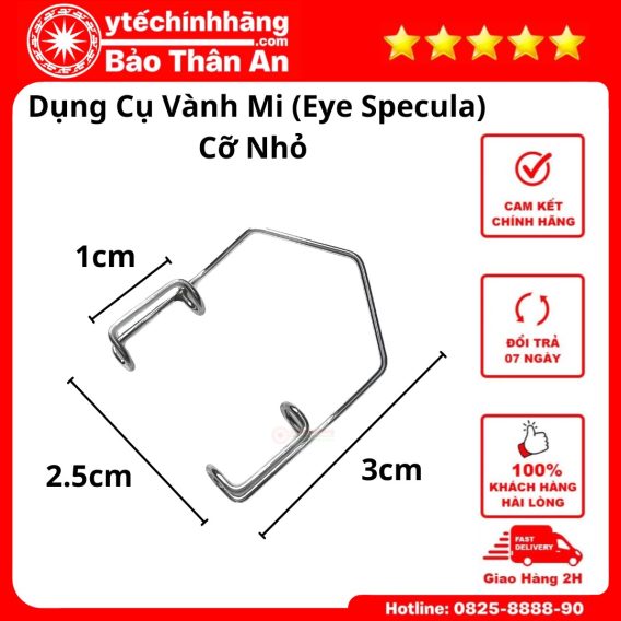 Dụng Cụ Vành Mi 13 Cỡ Nhỏ - Kích thước 3cm x 2.5cm
