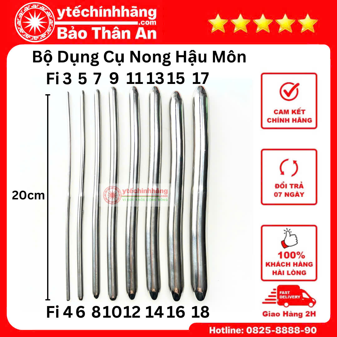 Bộ Dụng Cụ Nong Hậu Môn Inox 1 Bo Dung Cu Nong Hau Mon Inox 1
