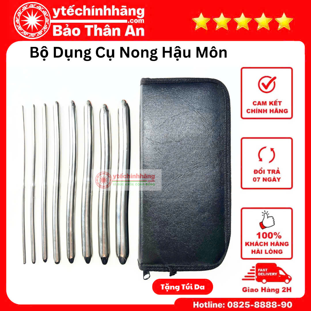 Bộ Dụng Cụ Nong Hậu Môn Inox Bo Dung Cu Nong Hau Mon
