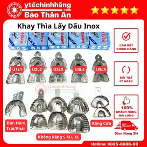 Khay Thìa Lấy Dấu Inox