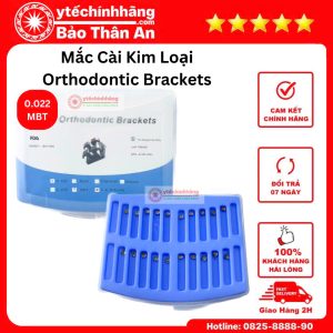 Mac cai rang kim loai orthodontic Brackets MBT 0.022