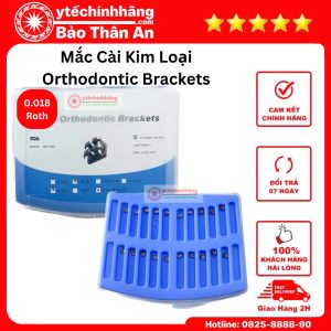 Mac cai rang kim loai orthodontic Brackets Roth 0.018