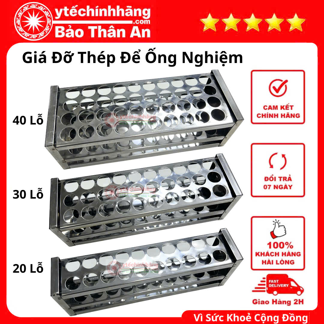 Giá Đỡ Thép Để Ống Nghiệm Giá Đỡ Thép Để Ống Nghiệm