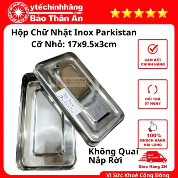 Hộp Inox Pakistan Chữ Nhật