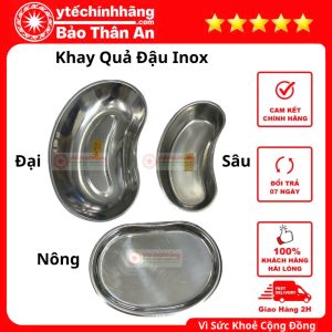 Bát Cốc Giá Hộp Khay Inox 19 Khay Qua Dau Inox