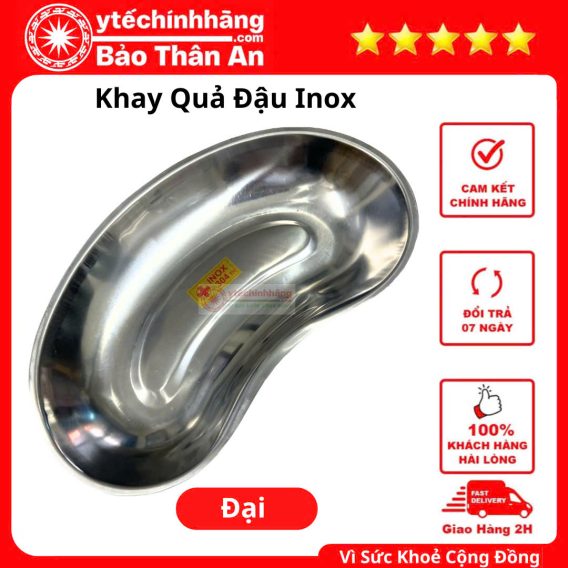 Khay Qua Dau Inox to