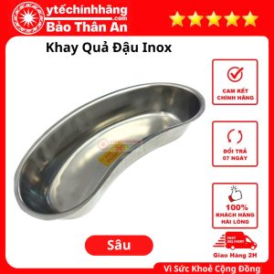 Khay Qua Dau Inox trung
