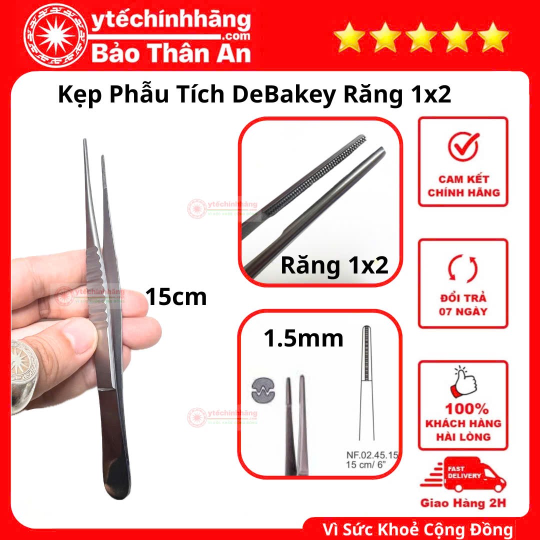Kẹp Phẫu Tích DeBakey 1 Kẹp Phẫu Tích DeBakey