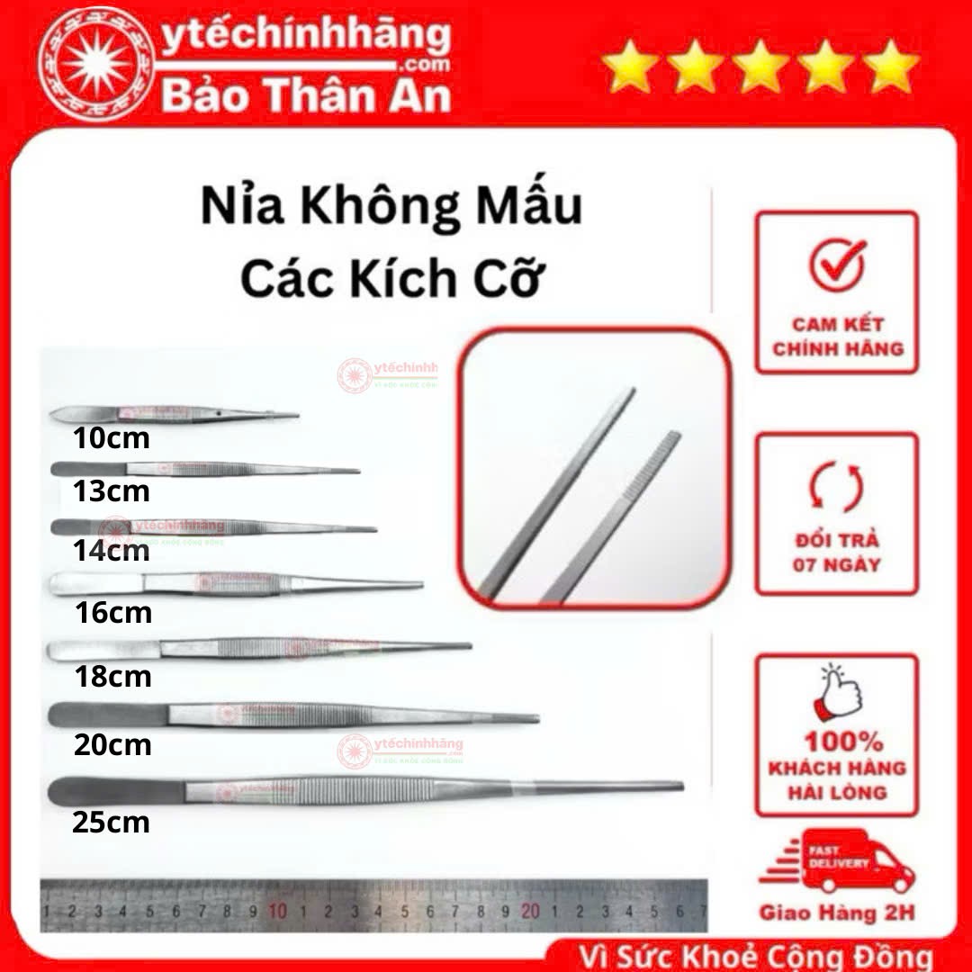 Nỉa Kẹp Phẫu Tích không mấu Nỉa Kẹp Phẫu Tích