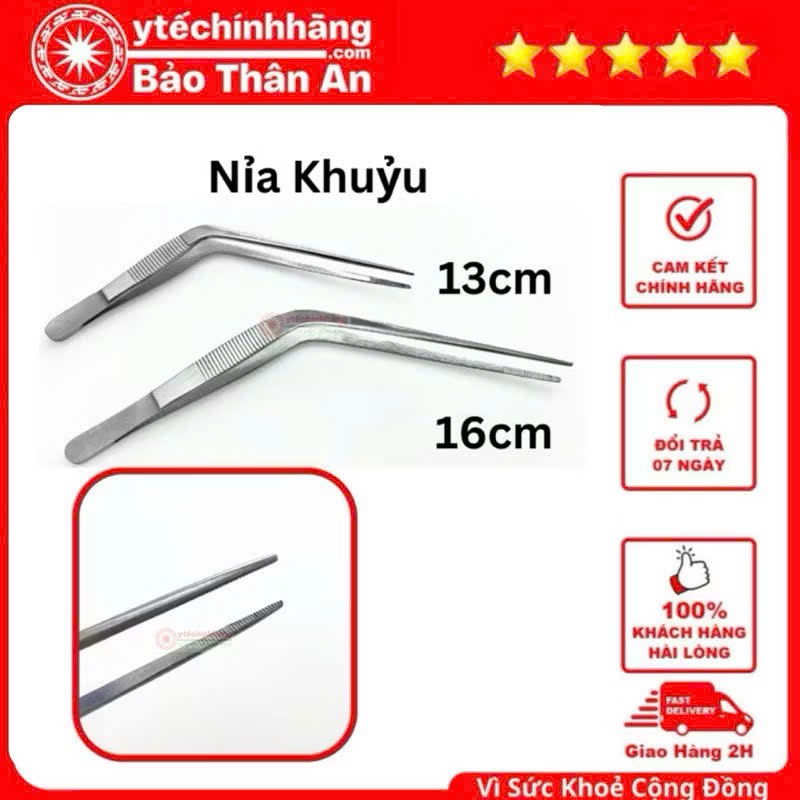 Nỉa Kẹp Phẫu Tích khuỷu V Nỉa Kẹp Phẫu Tích