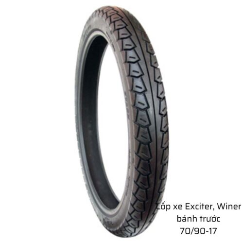 Lốp xe Winner, Exciter trước 70/90-17 không săm Veloce - Đài Loan