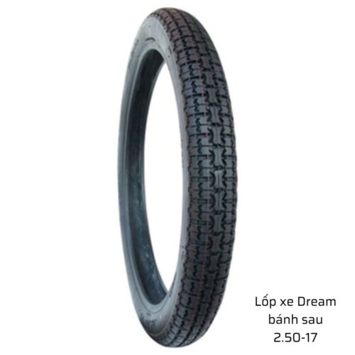 Lốp xe Dream sau 2.50-17 có săm nhãn hiệu Veloce, Đài Loan