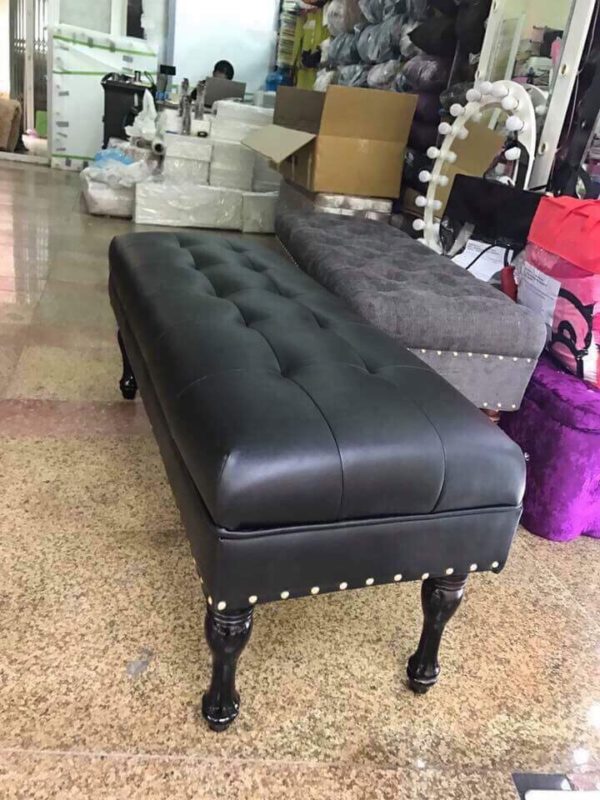 Ghế băng chất liệu da
