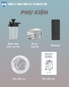 Máy oxy MICiTECH 10 lít kèm khí dung