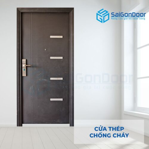 Mẫu cửa thép chống cháy cách nhiệt 1 Mẫu cửa thép chống cháy cách nhiệt 1