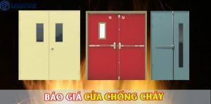 Báo giá cửa chống cháy [update 2022]