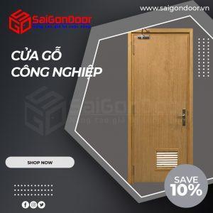Cửa gỗ công nghiệp chống ẩm SaiGonDoor