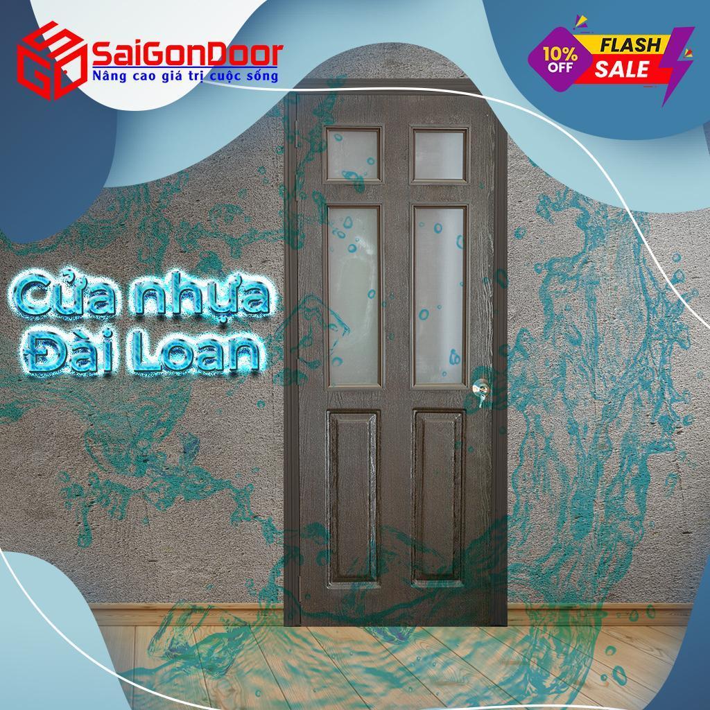 Mẫu cửa nhựa Đài Loan đẹp 2022 tại SaiGonDoor