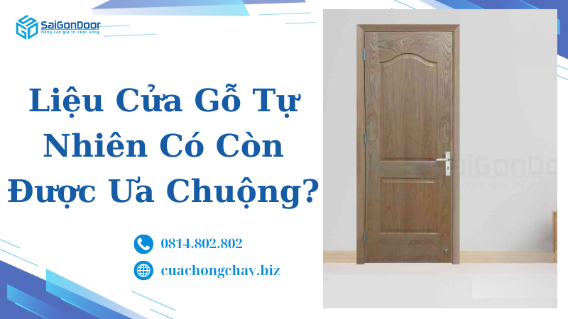 Liệu Cửa Gỗ Tự Nhiên Có Còn Được Ưa Chuộng?